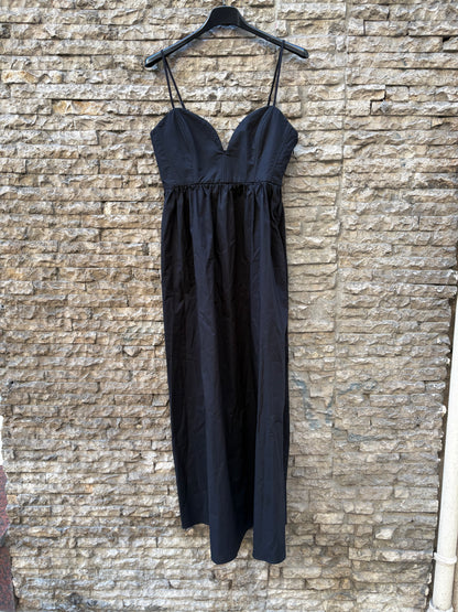 ZARA. Long dress with neckline detail. TS