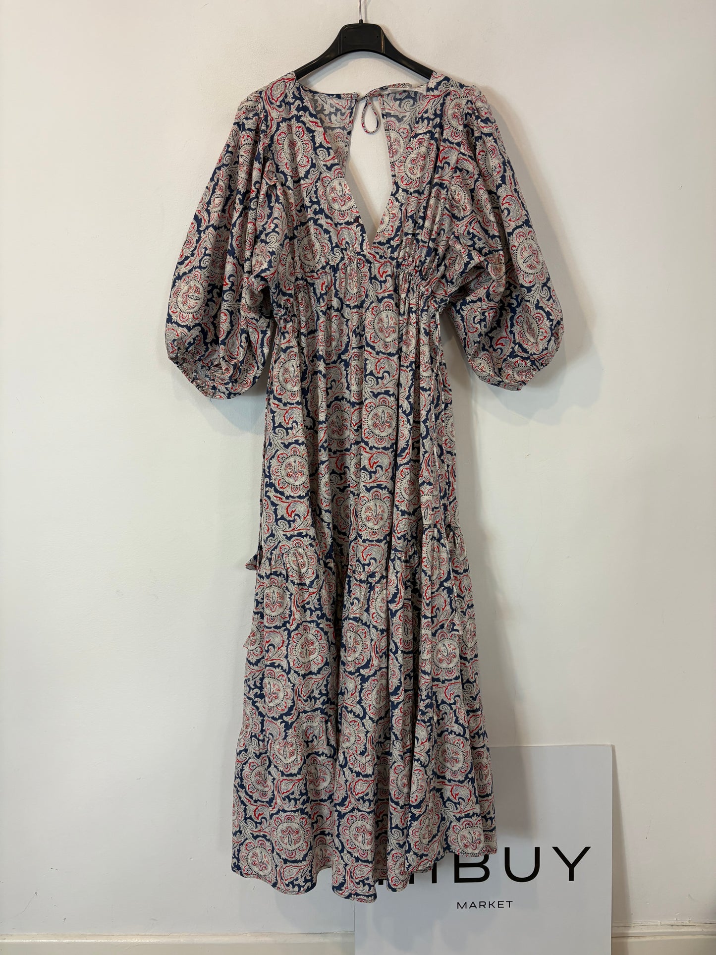 CHUFY X MANGO. Vestido largo  estampado