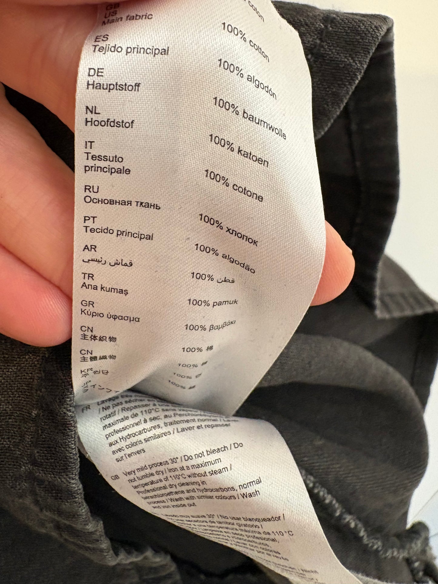 CLAUDIE PIERLOT. Vestido denim corto fluido