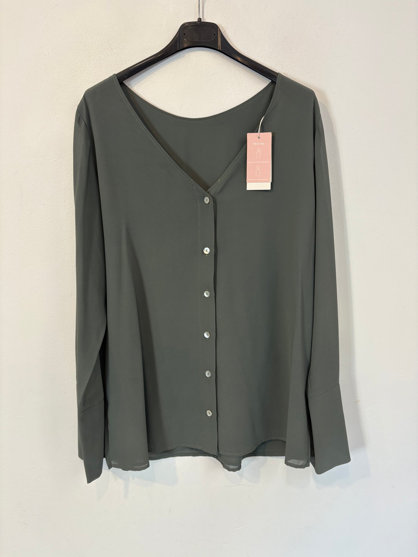 ZARA. Black stretch knit top. TL