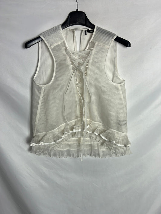 ISABEL MARANT. Silk pleated top. T 34