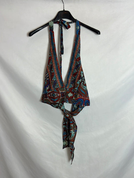 IPANIMA. Adjustable printed crop top. YOUR