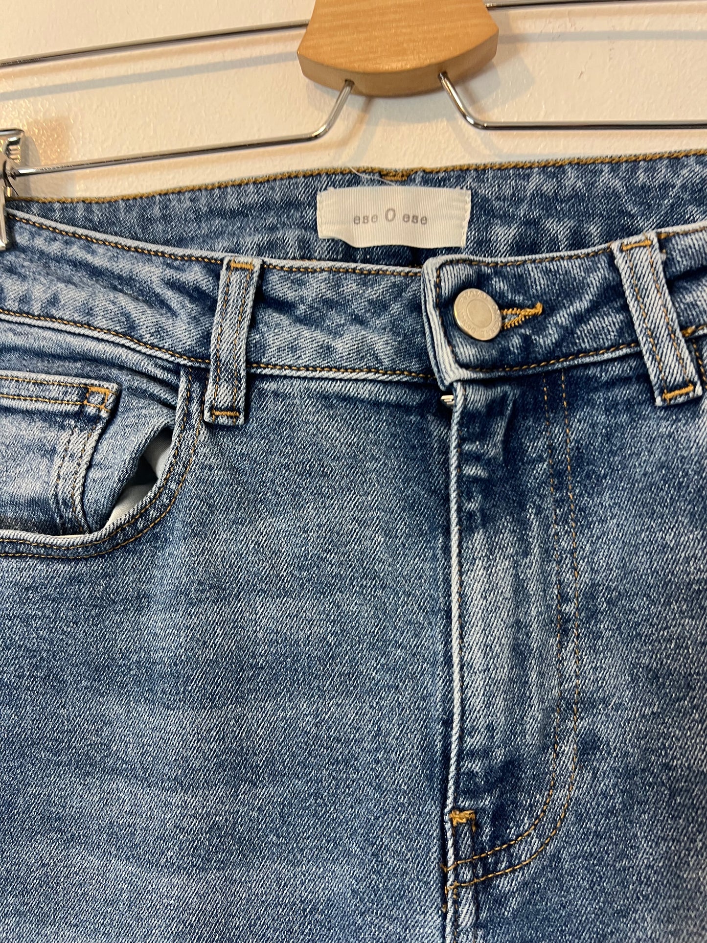 ESE O ESE. Denim recto claro