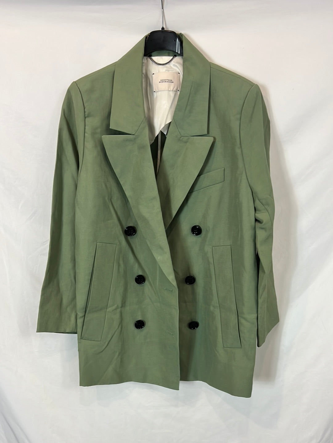 DOROTHEE SCHUMACHER. Flowy green blazer Tu(xs)