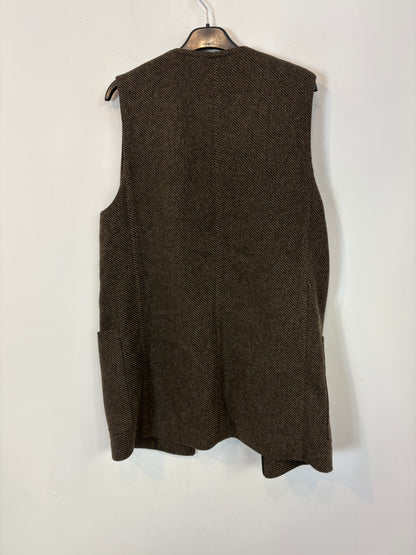 MASSIMO DUTTI. Chaleco lana jaspeado