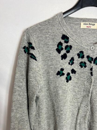 NICE THINGS. Rebeca gris dibujos. T 14 años (S)