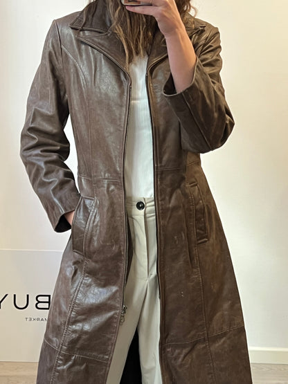 F&CO. Chaqueta larga piel T.XL (M)