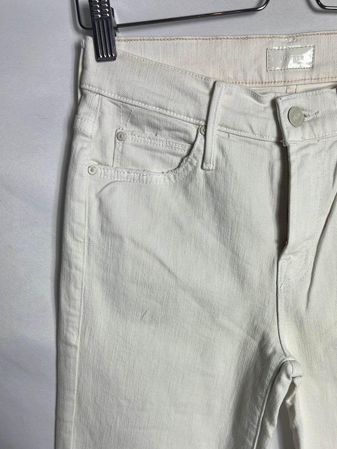 MOTHER. Stretch ecru denim. T 25(36)