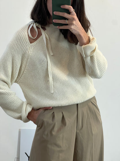 MASSIMO DUTTI. Short green skirt with pocket T.xs