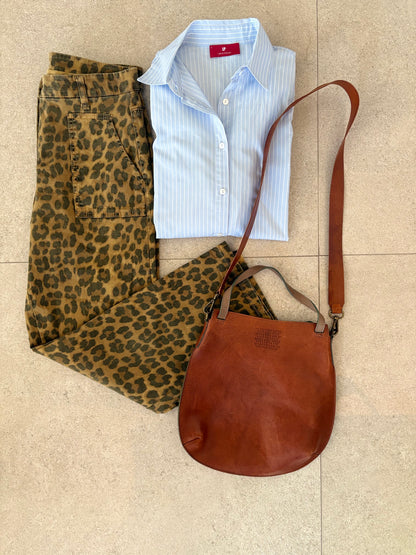 FRENCHY Madrid. Denim animal print bolsillos