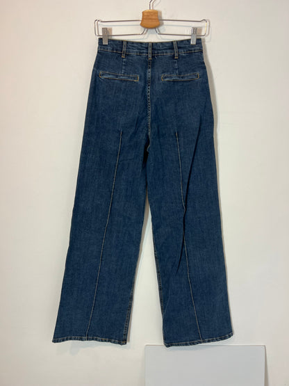 SCALPERS. Pantalón ancho denim T.36