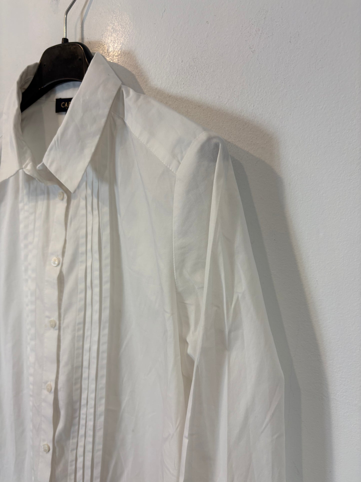 CAROLL. Camisa blanca tablas