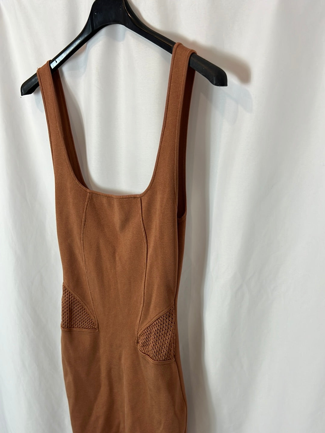 ZARA. Vestido entallado teja   T.s