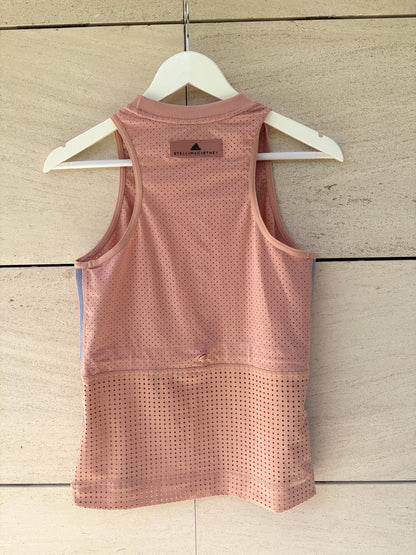 ADIDAS x STELLA McCARTNEY.Top deportivo rosa calado. T S/M
