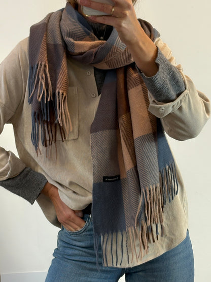 CHERRIES. Flowy purple top. Size XL