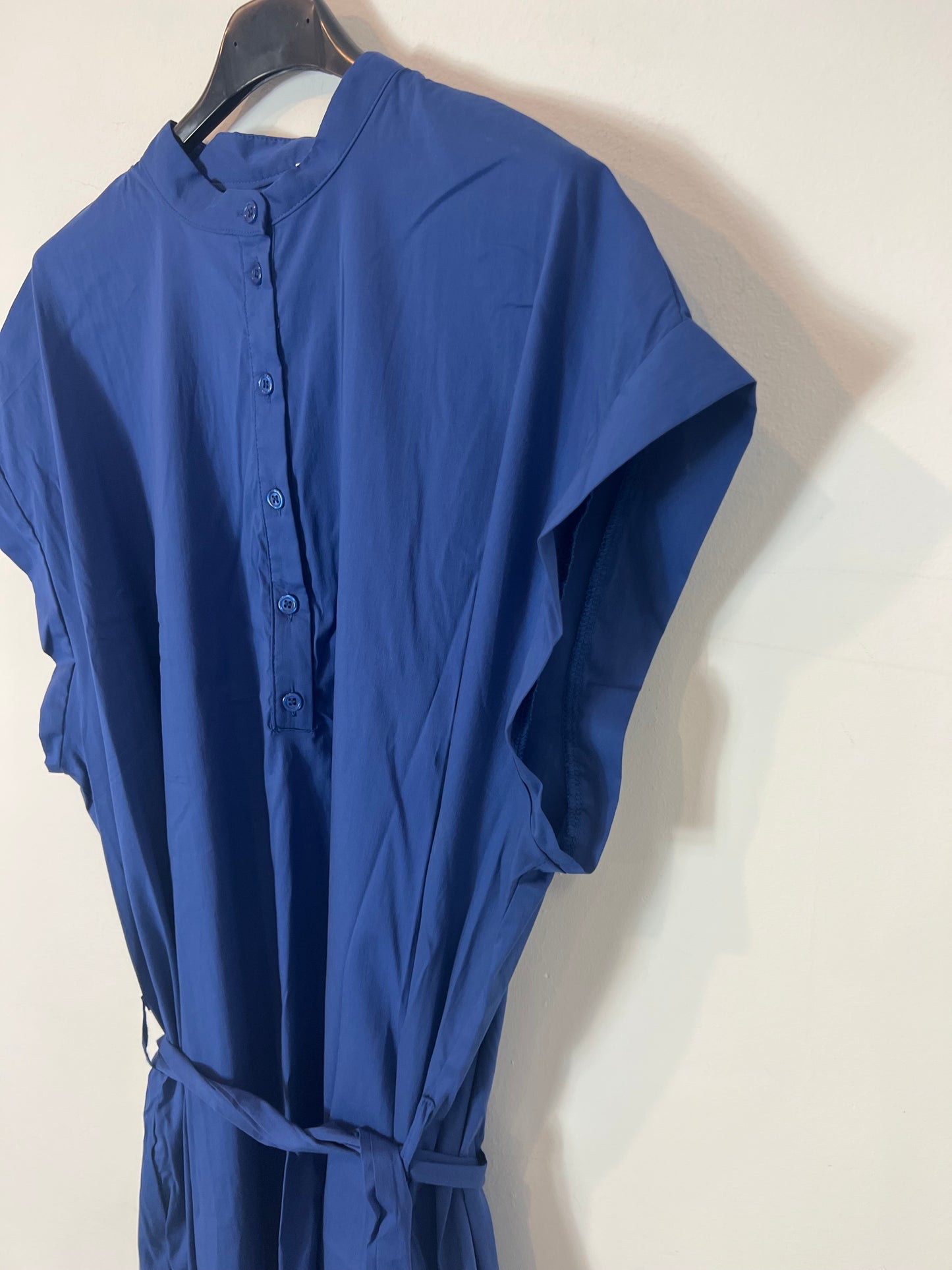 DIXIE. Blue flowing dress Ts (M)