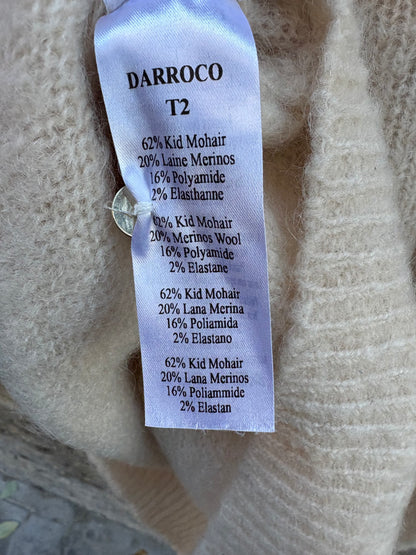 DES PETITS HAUTS. Jersey beige mezcla