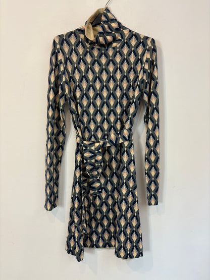 SPORTMAX. Vestido estampado geométrico punto