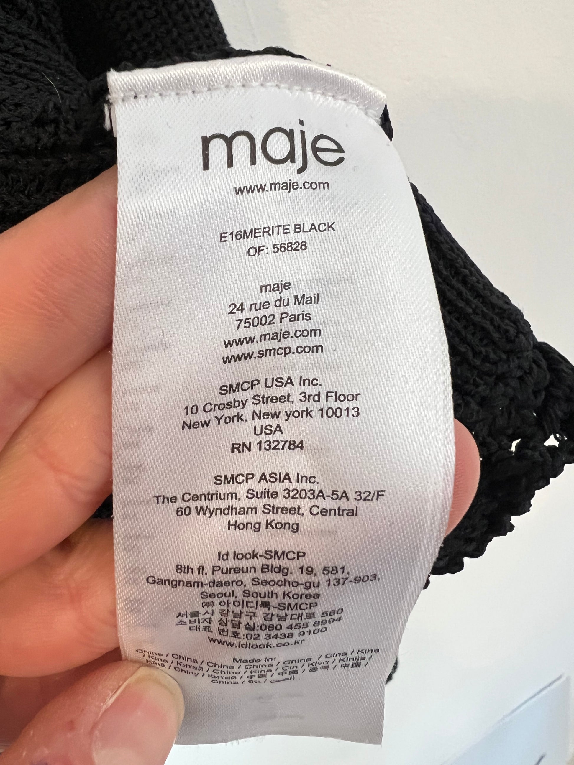 Chaqueta punto negra detalles (S) – Hibuy market