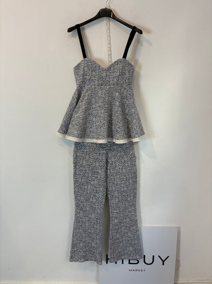 ZARA. Conjunto tweed  azules