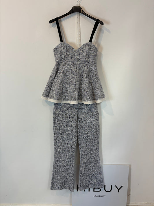 ZARA. Conjunto tweed  azules