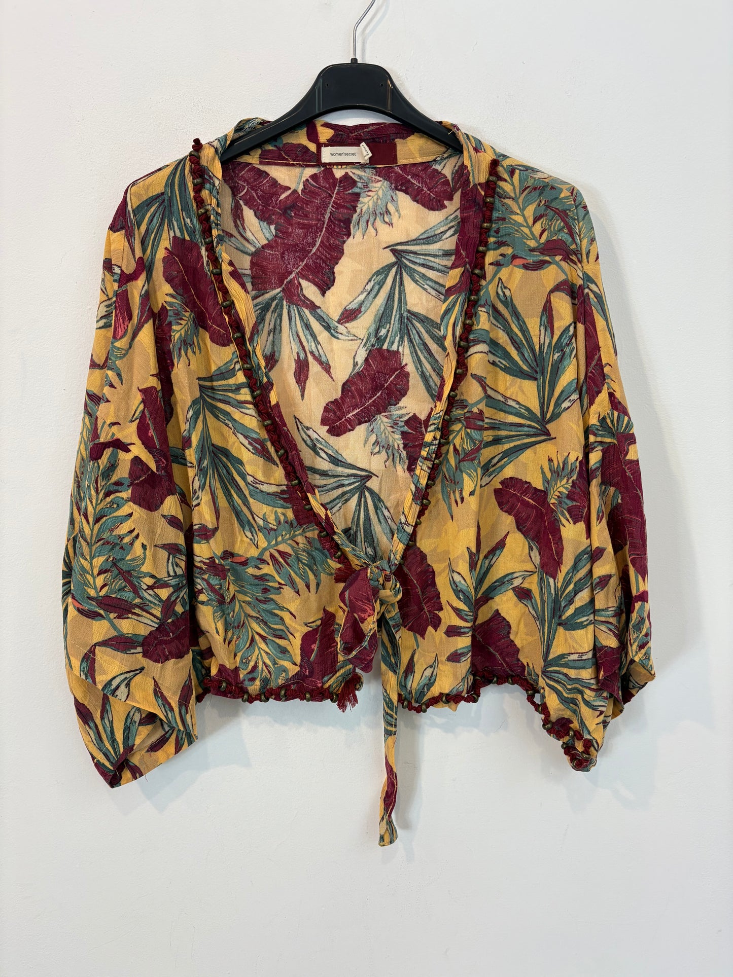 WOMEN´SECRET. Top cruzado flores. T M