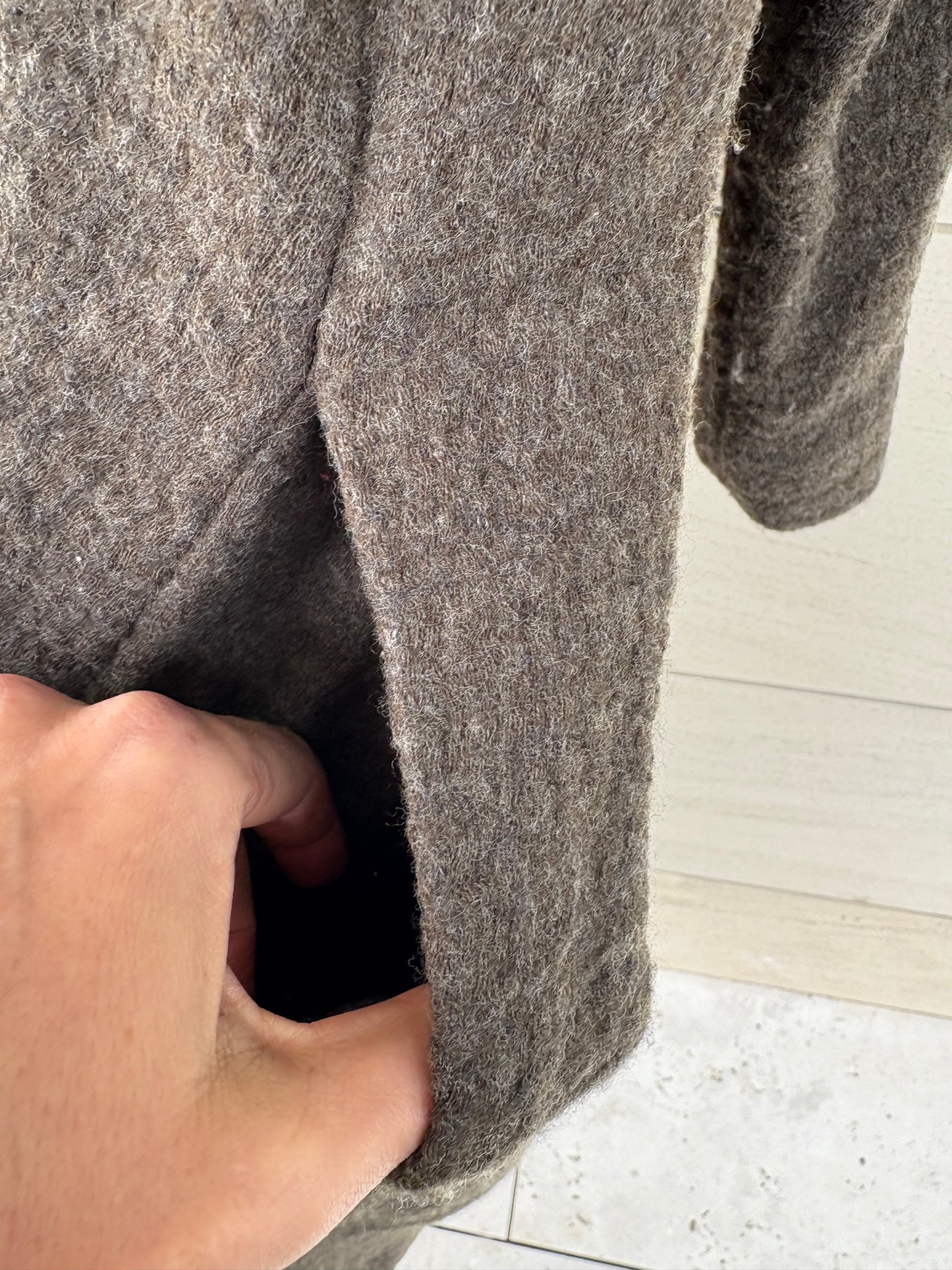 MASSCOB. Abrigo largo lana