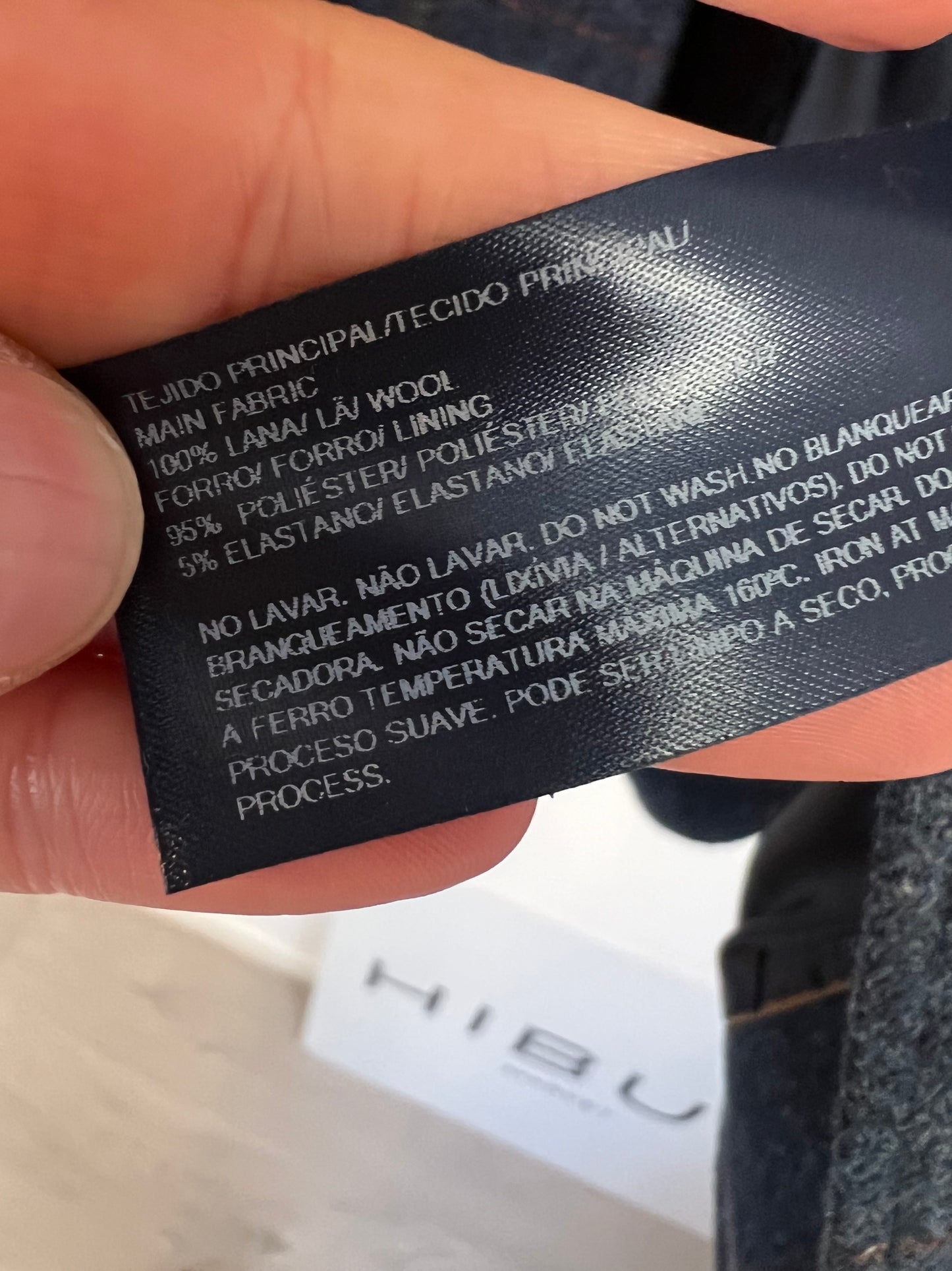 LLOYD'S. Blazer azul cuadros T.xs