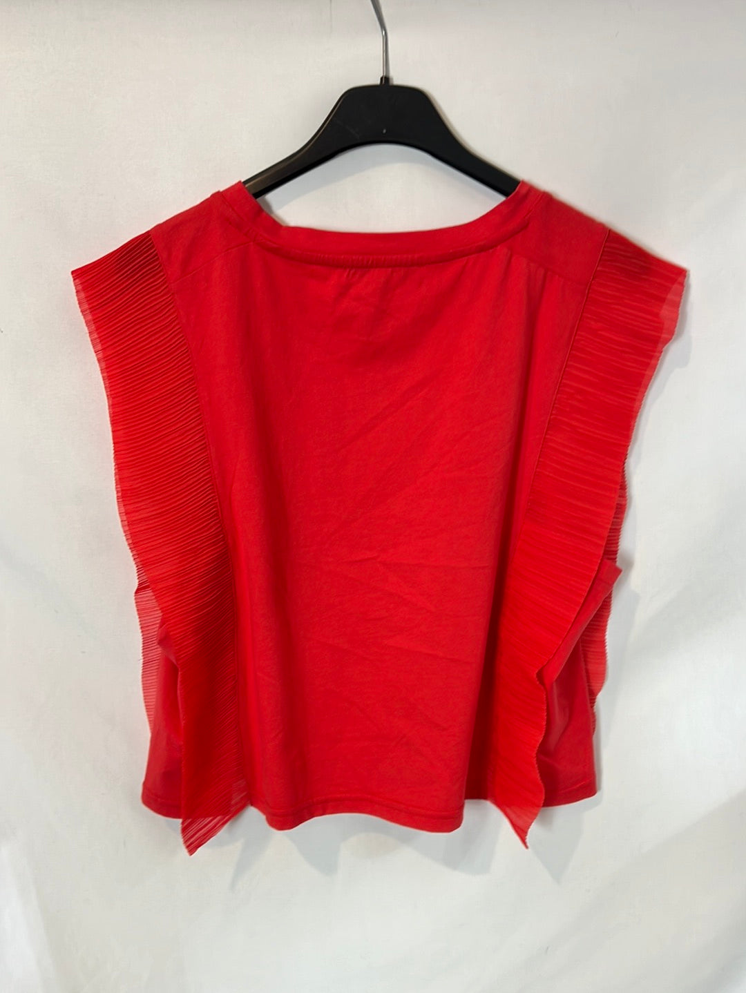 MAJE. Red top with detail. Size 1 (S)