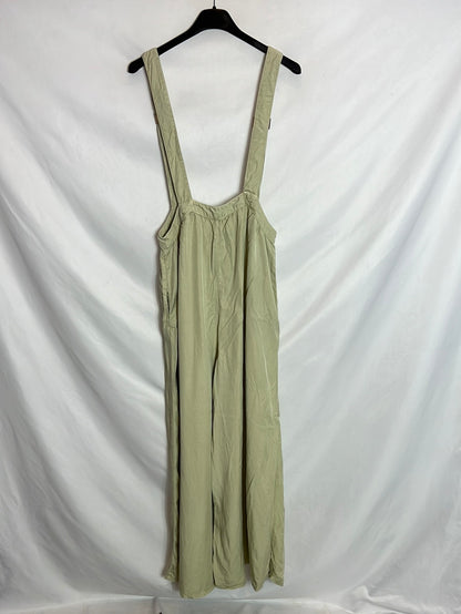 ZARA. Peto verde fluido abotonado. T M