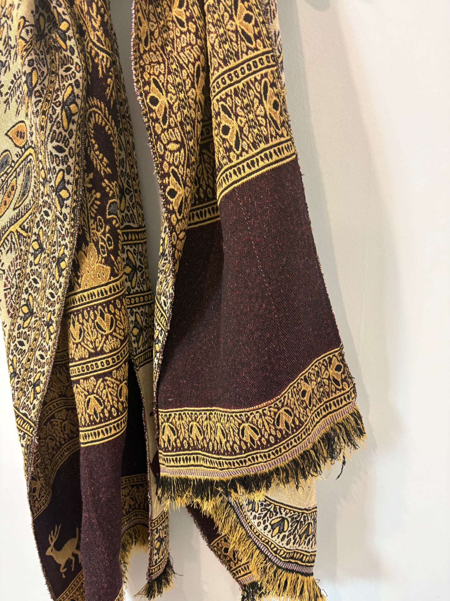 ALGAZALA. Bufanda egipcia bordados