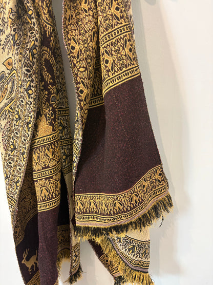 ALGAZALA. Bufanda egipcia bordados