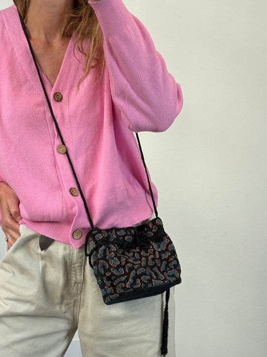 SÉZANE. Multicolored raffia bag