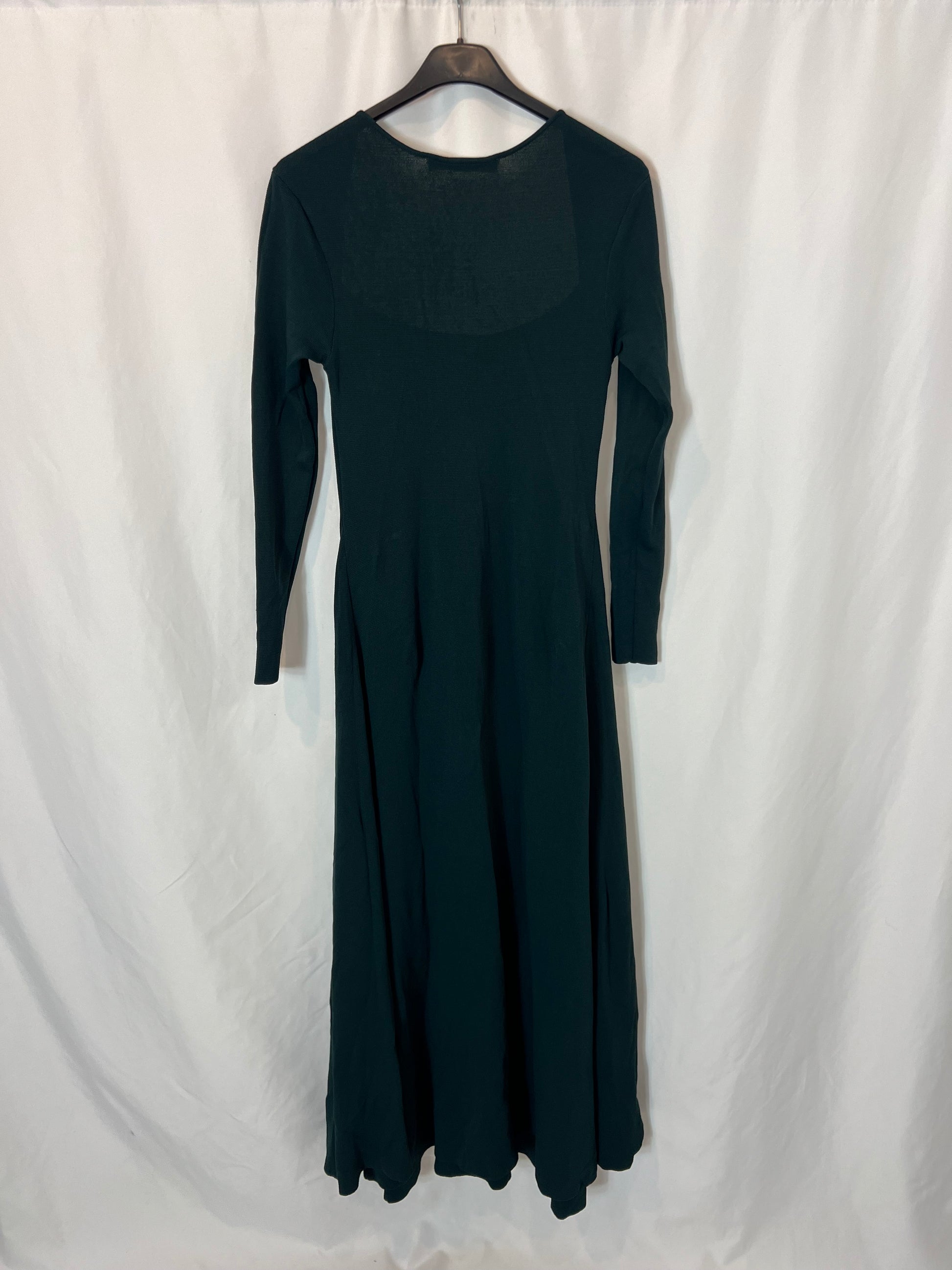ZARA. Green Ts knit dress