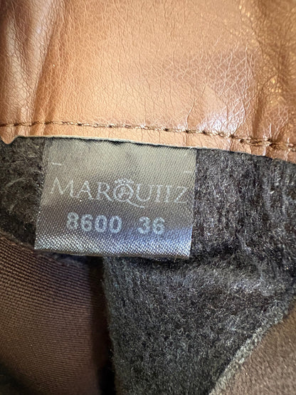 OTRAS. Botines marrón tacón ancho