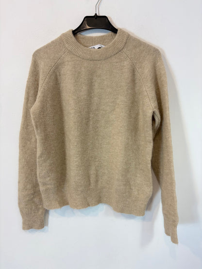 ZARA. Coral beaded jacket. TS