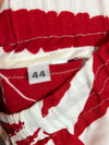 ERMANNO SCERVINO. Pantalón rojo estampado. T 44 (40)