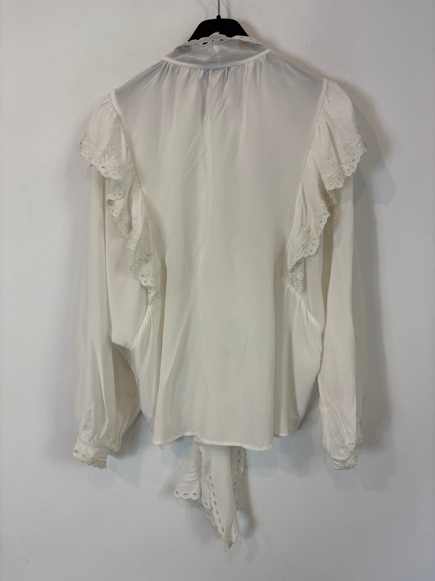 &amp; OTHER STORIES. Flowy white embroidered blouse. TS