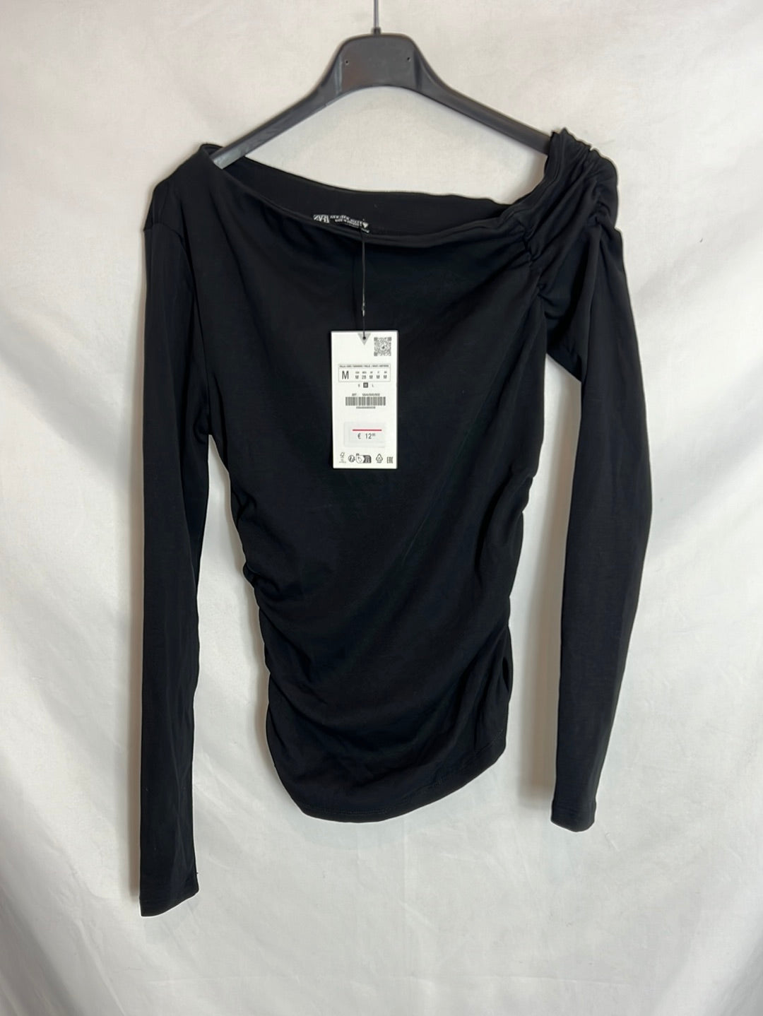 ZARA .Top elastico fruncido. T M