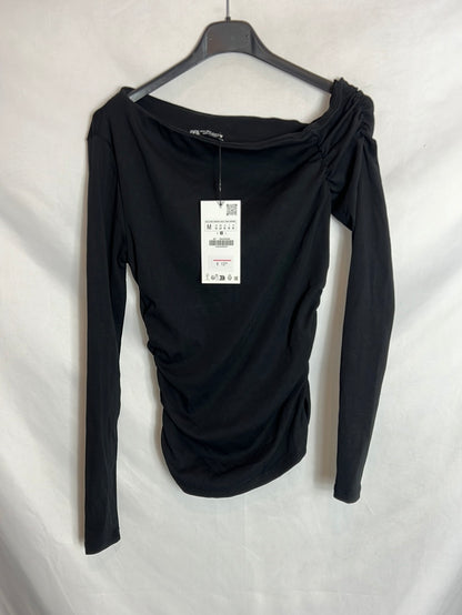 ZARA .Top elastico fruncido. T M