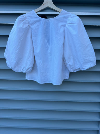 H&M. Top blanco lazada