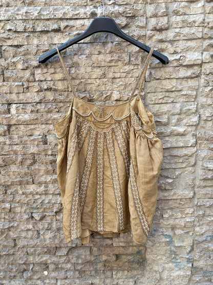 OTRAS. Top fluido abalorios. T XS/S