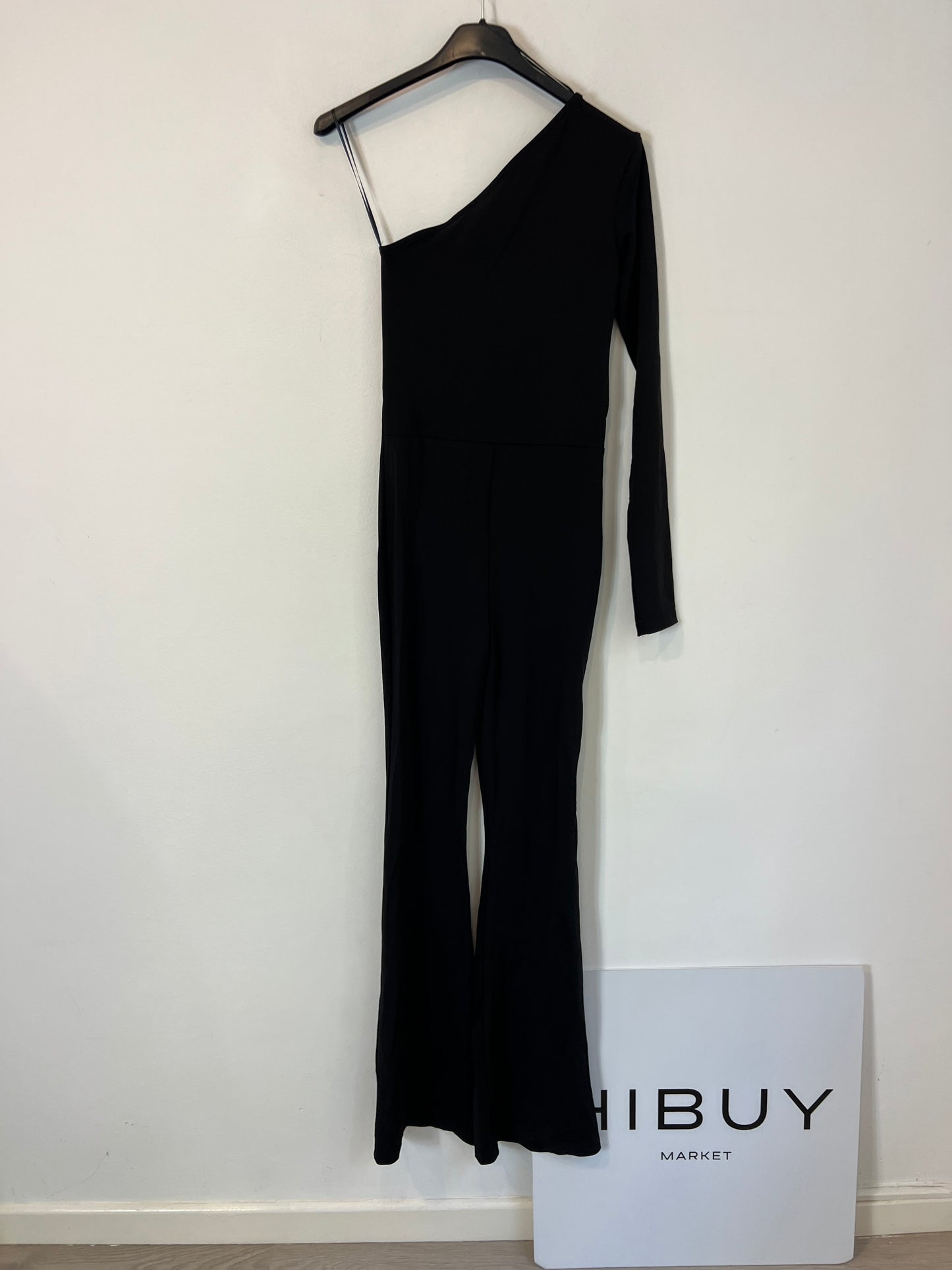 ZARA. Mono elástico negro asimétrico. T S