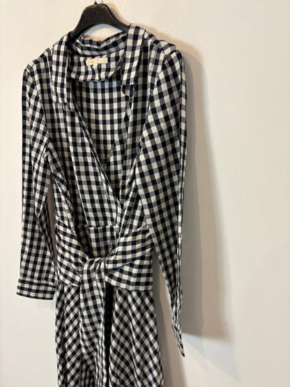 MAJE. Vestido vichy asimetrías