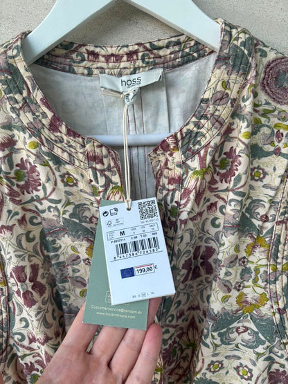 INTROPIA. Mono largo estampado con cinturón