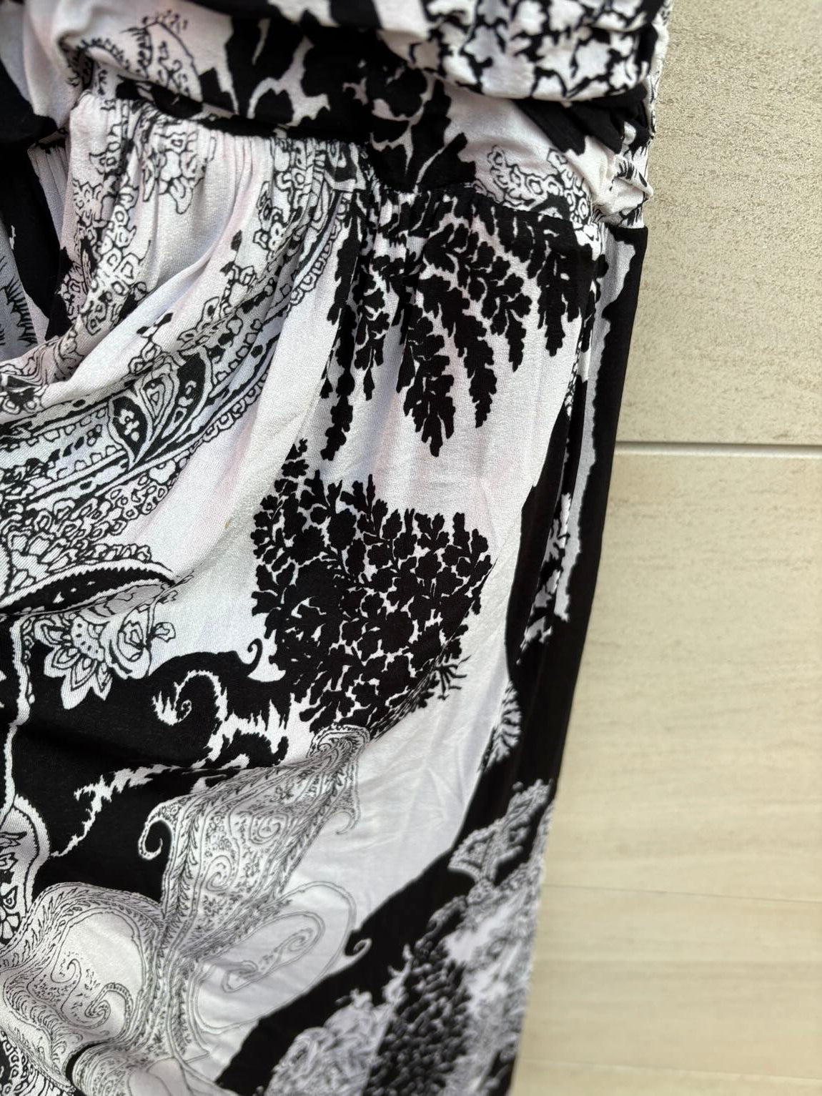 ETRO. Vestido largo fluido bicolor