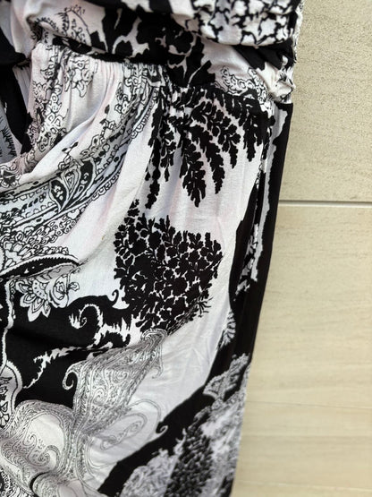 ETRO. Vestido largo fluido bicolor