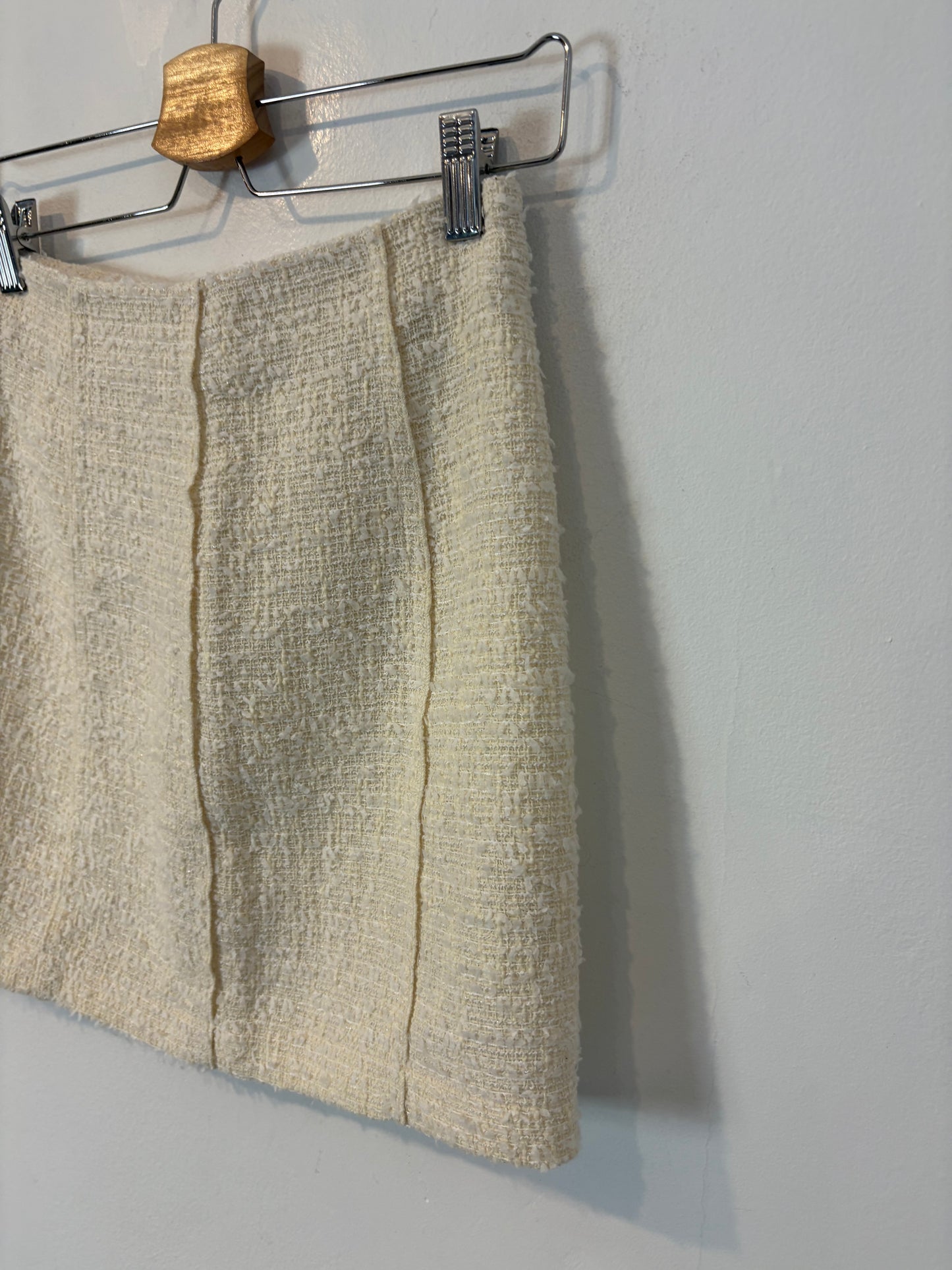 ZARA. Mustard textured back top. TS