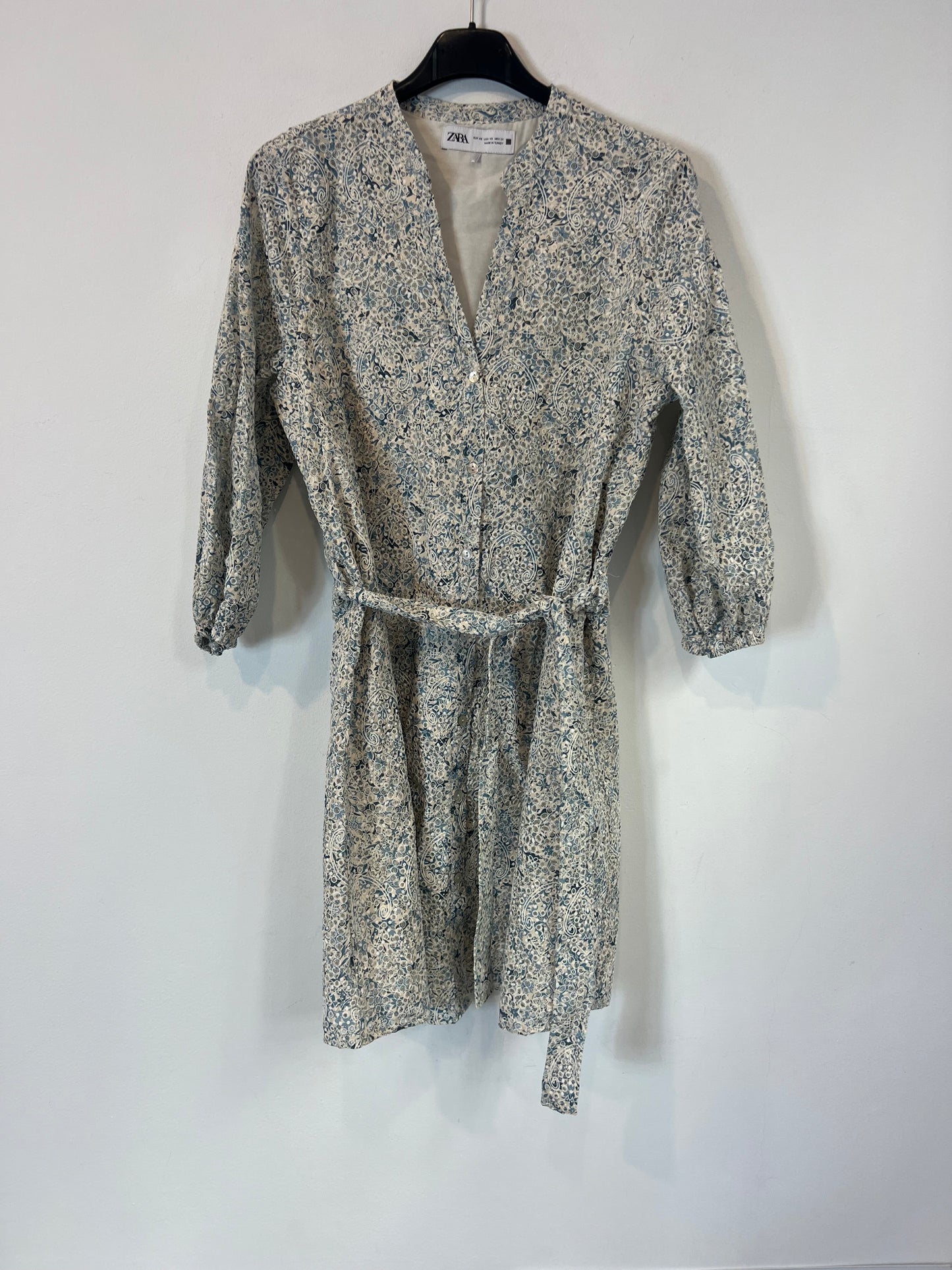 ZARA. Short textured dress. Size XS