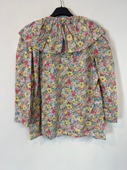 OTRAS. Blusa flores  colores. T S/M